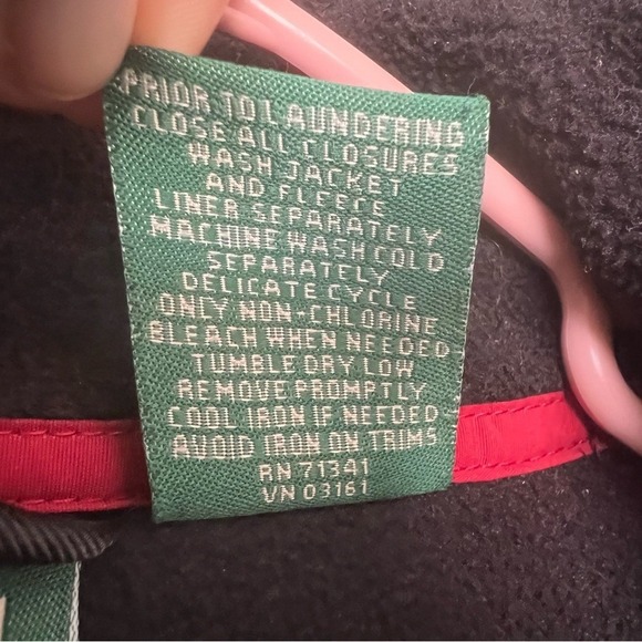 VTG L.L. Bean 2 in 1 Jacket/Coat Red SZ M Outdoors Gorpcore Cabincore Preppy - Picture 13 of 13